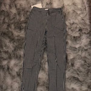 Gingham dress pants